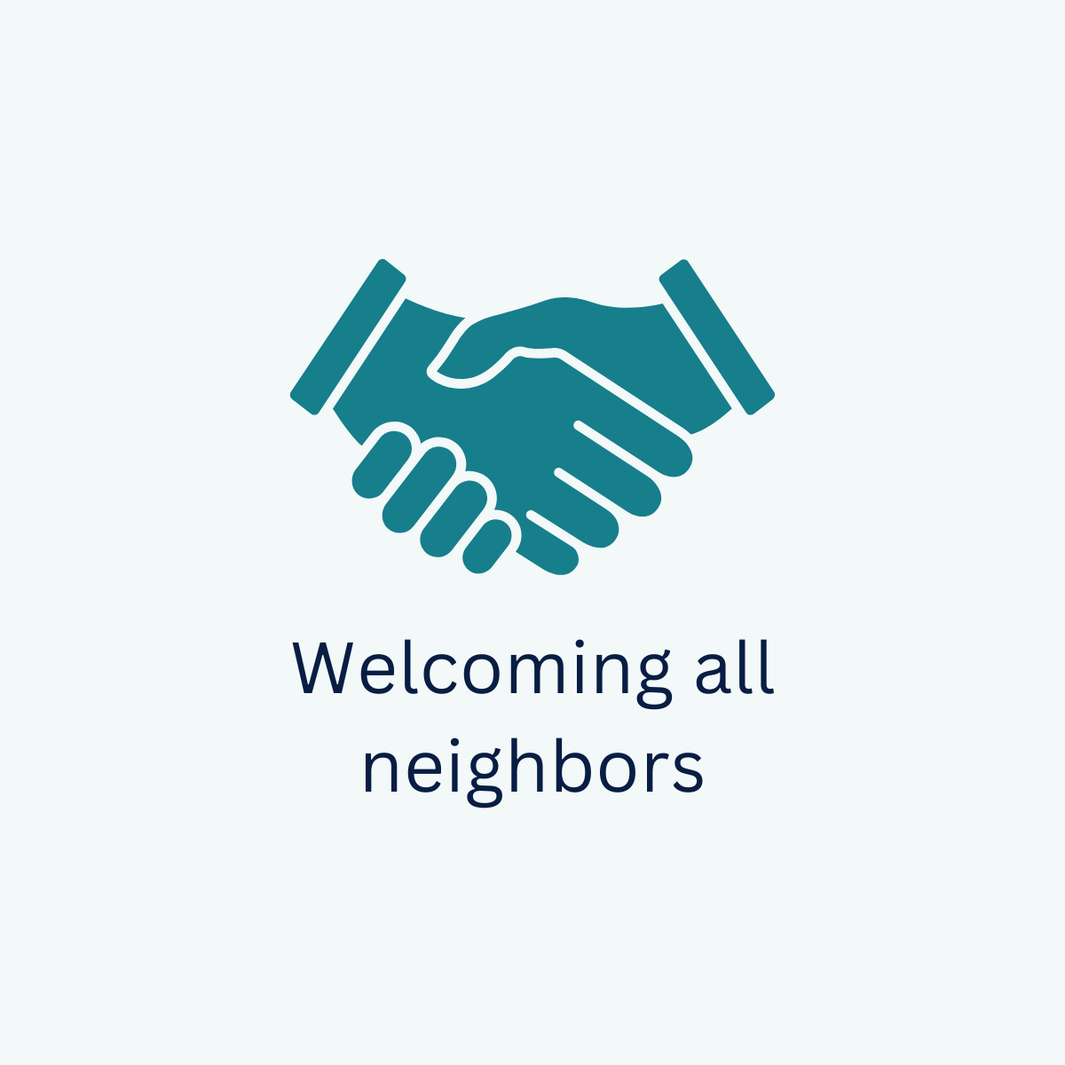 Welcoming community